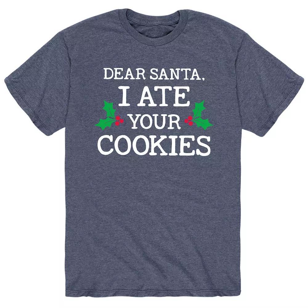 Men's Dear Santa I Ate Your Cookies Tee,  Product Image
