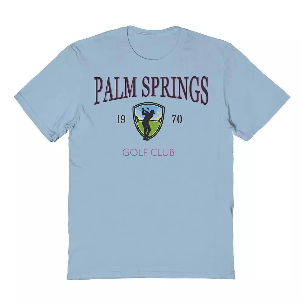 Men's Americana Collection Palm Springs Golf Club Tee, Size: Medium, Blue Product Image