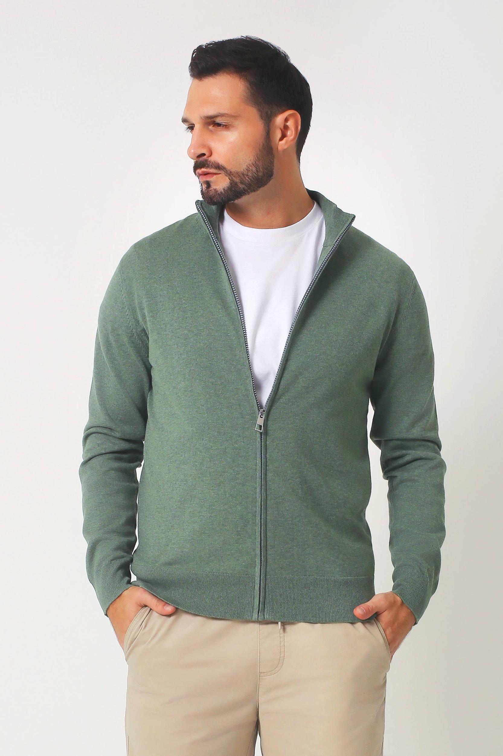 Men's Everyday Cotton Full Zip Sweater Product Image