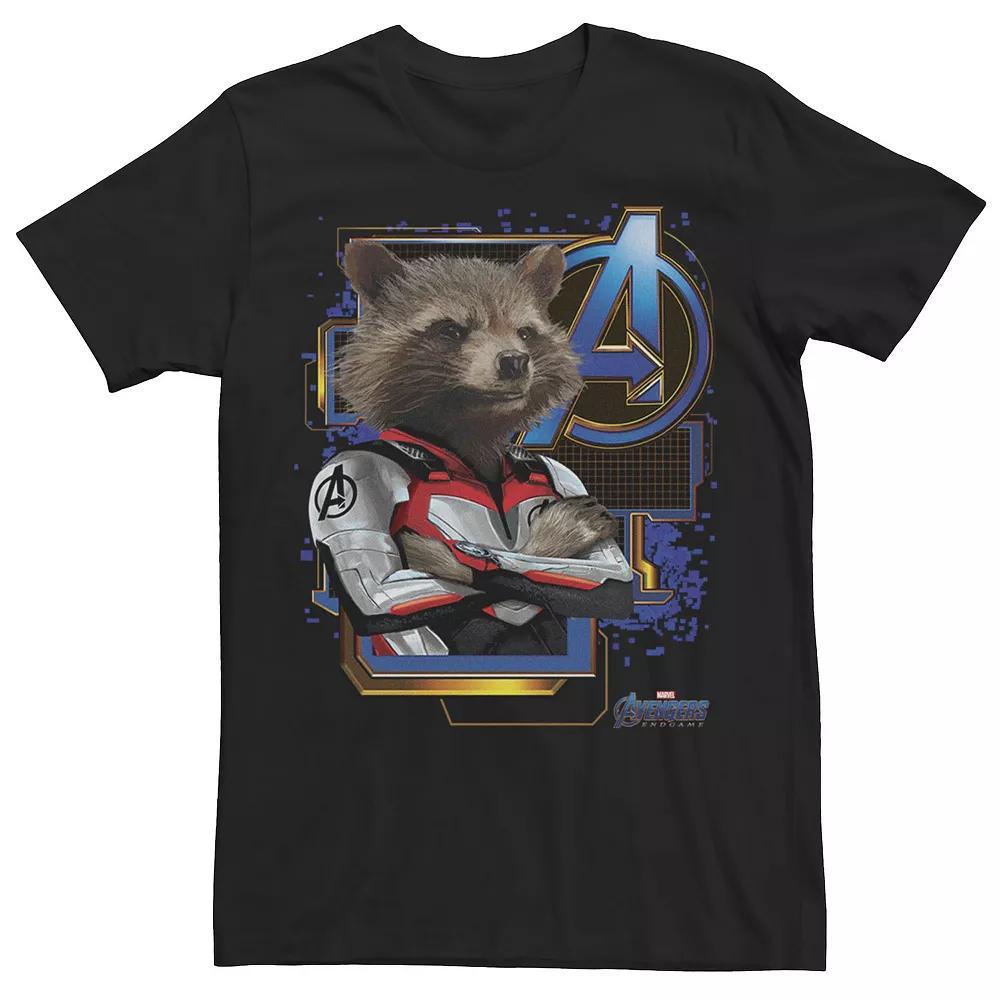 Men's Marvel Avengers Endgame Rocket Logo Graphic Tee,  Product Image