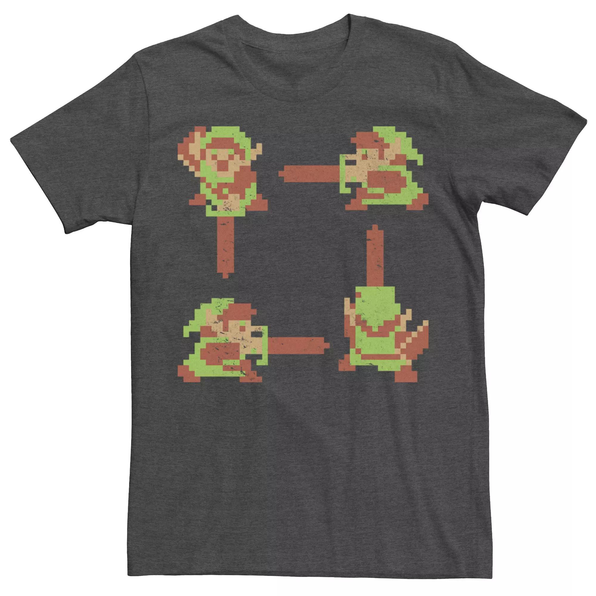 Men's Nintendo Legend of Zelda Link Tee, Size: XL, Grey Heather Product Image