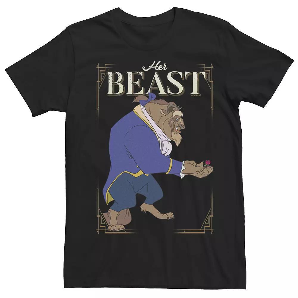 Disney's Beauty and the Beast Men's Her Beast Tee, Size: Small, Black Product Image