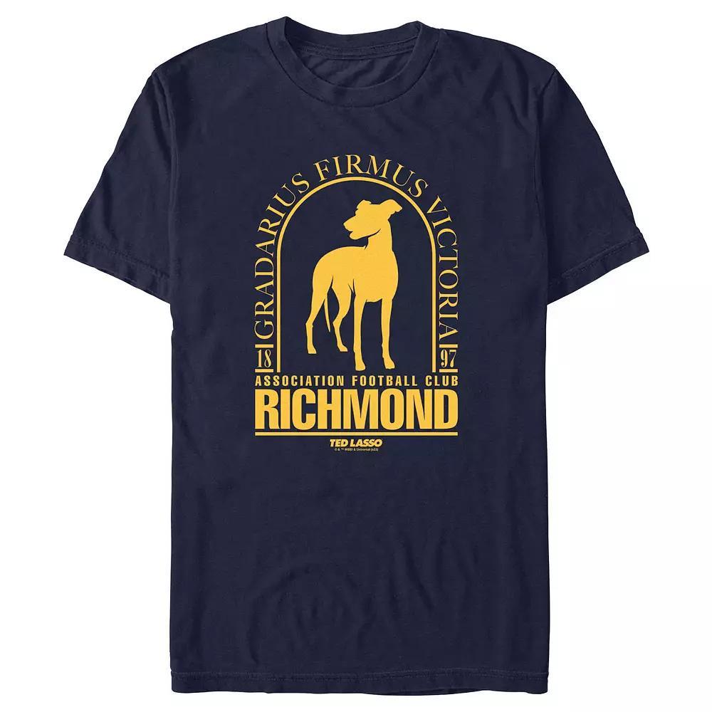 Men's Ted Lasso Richmond Tomb Graphic Tee, Size: XXL, Blue Product Image