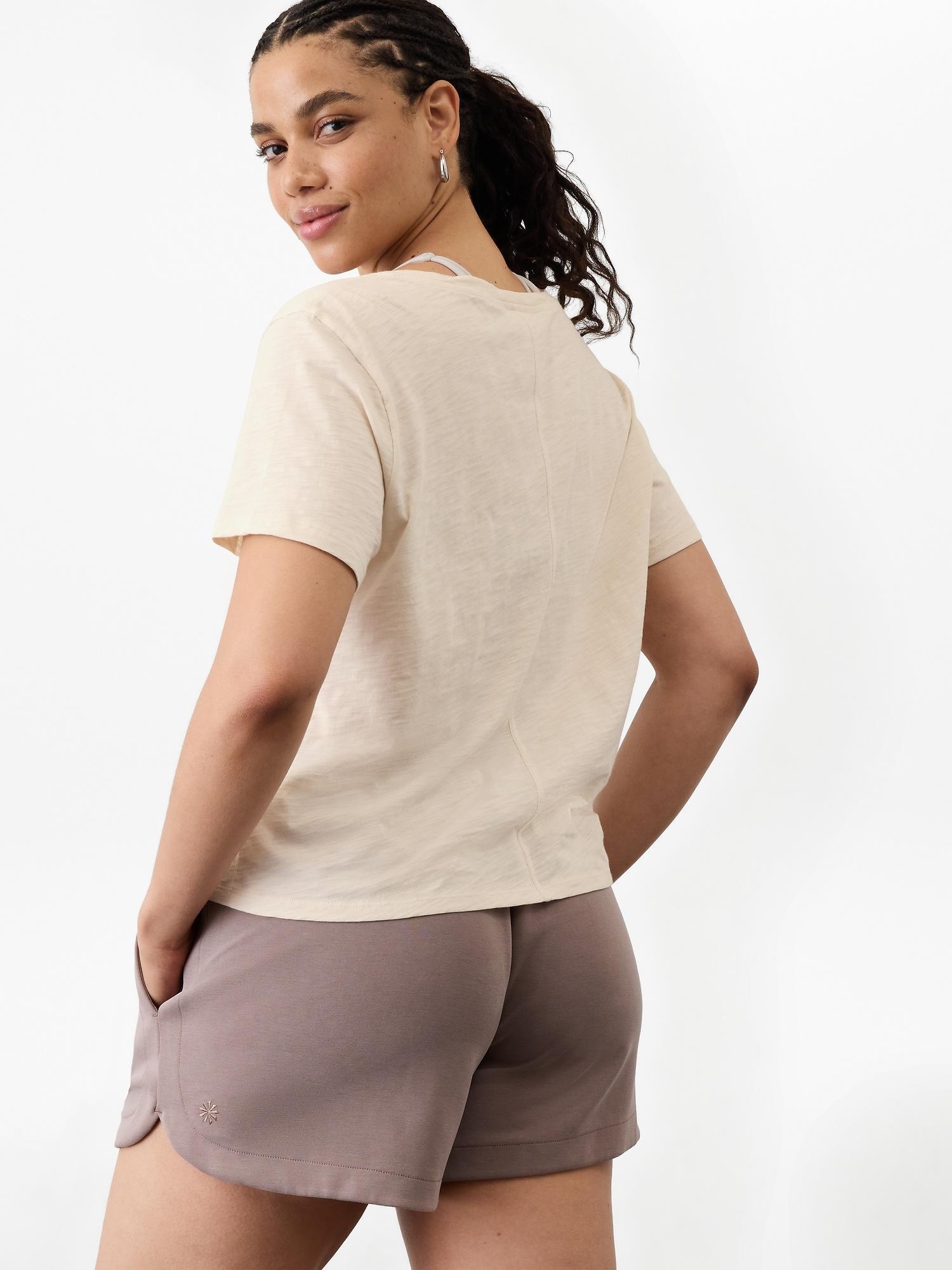 Essential Slub V-Neck Tee Product Image