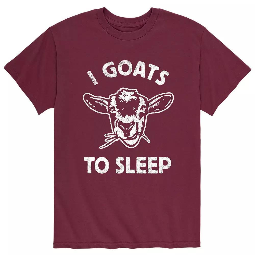 Men's I Goats To Sleep Tee, Size: XXL, Red Product Image