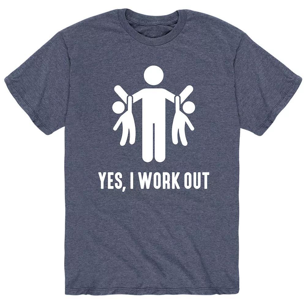 Men's Yes I Work Out Tee,  Product Image