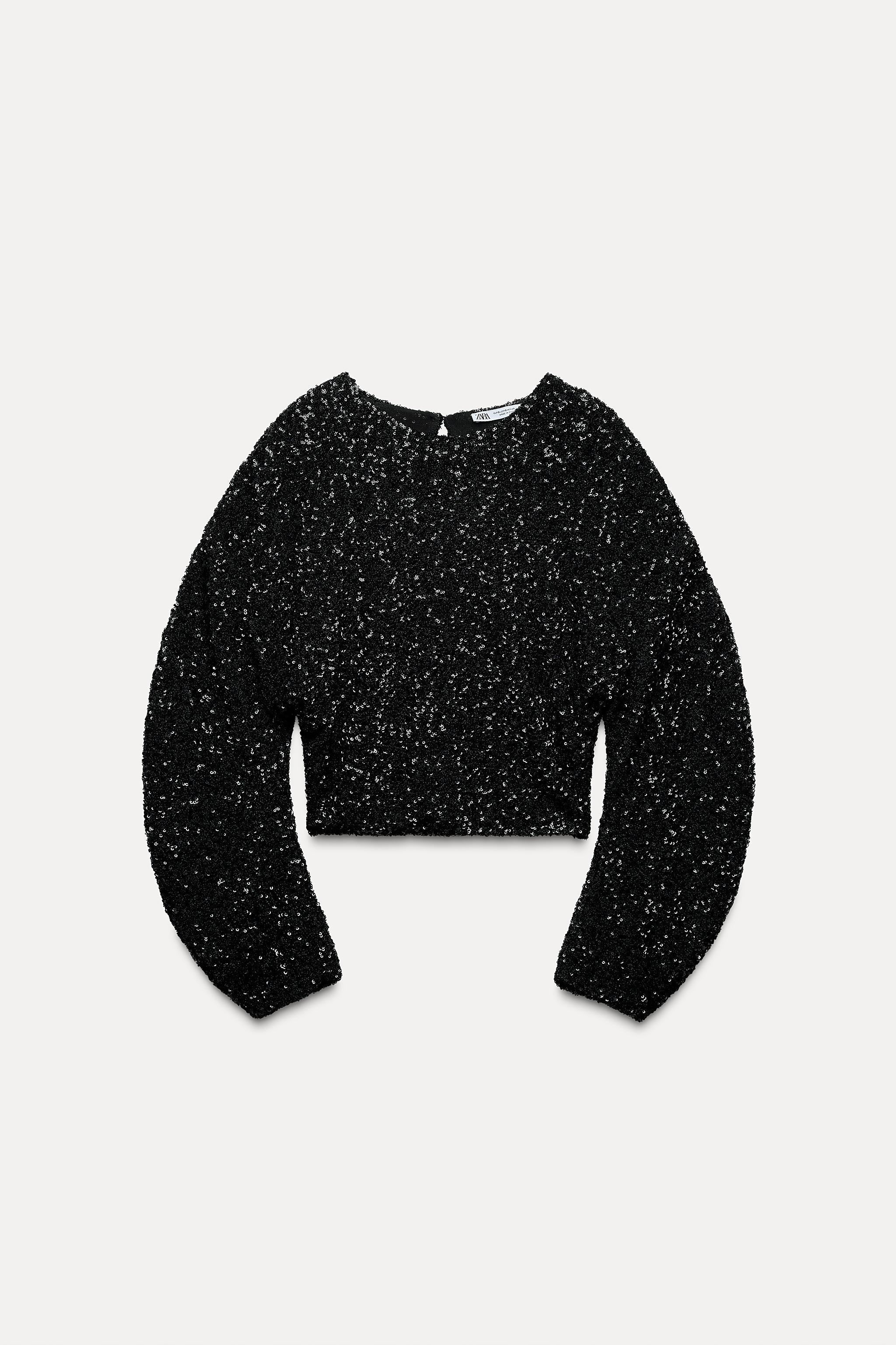 SEQUIN CROP TOP Product Image