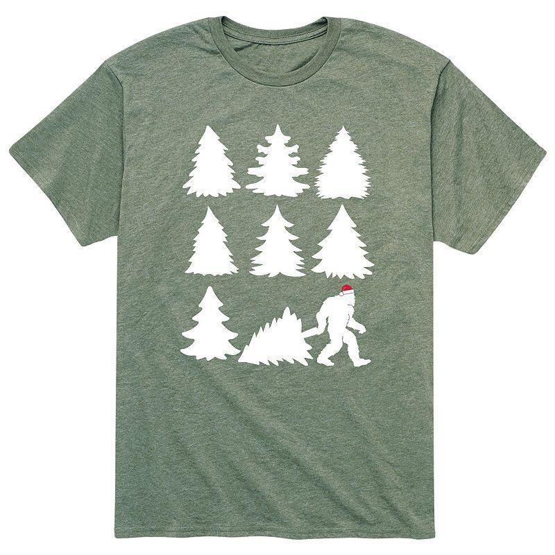 Mens Sasquatch Tree Tee Heather Grey Product Image