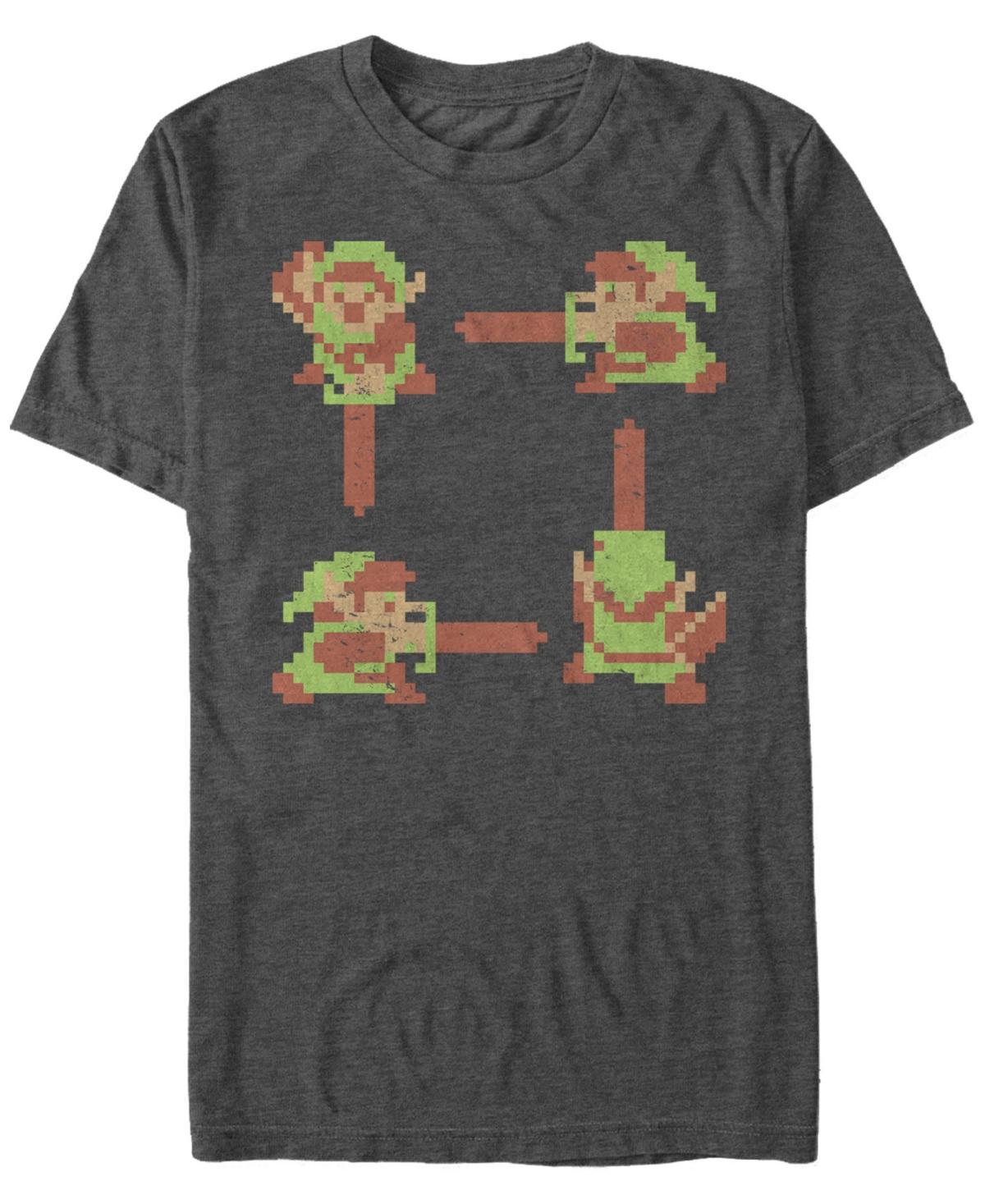 Men's Nintendo Legend of Zelda Link Tee, Size: XL, Grey Heather Product Image