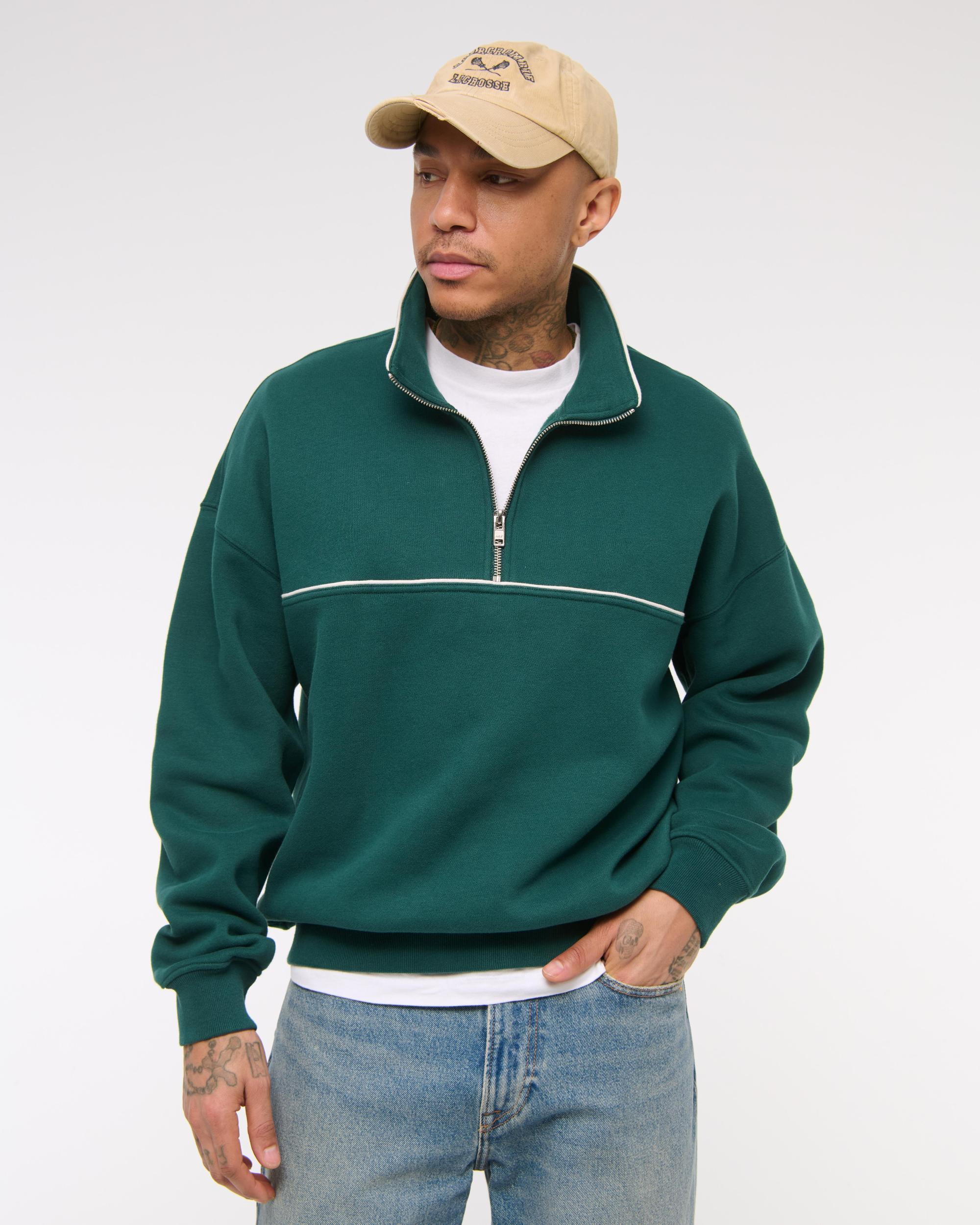 Essential Half-Zip Sweatshirt Product Image
