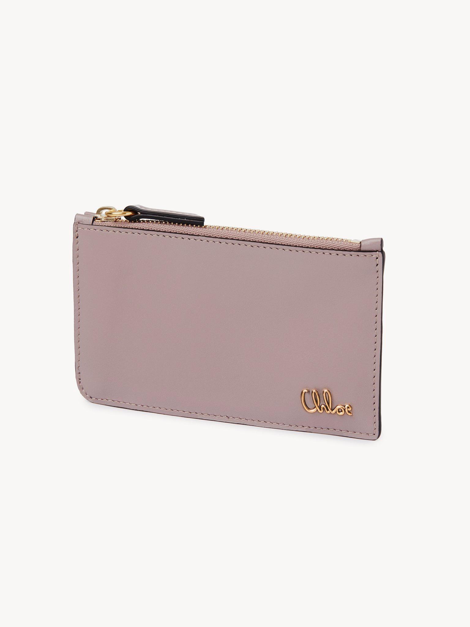 Small Chloé Iconic purse with card slots in shiny leather Product Image