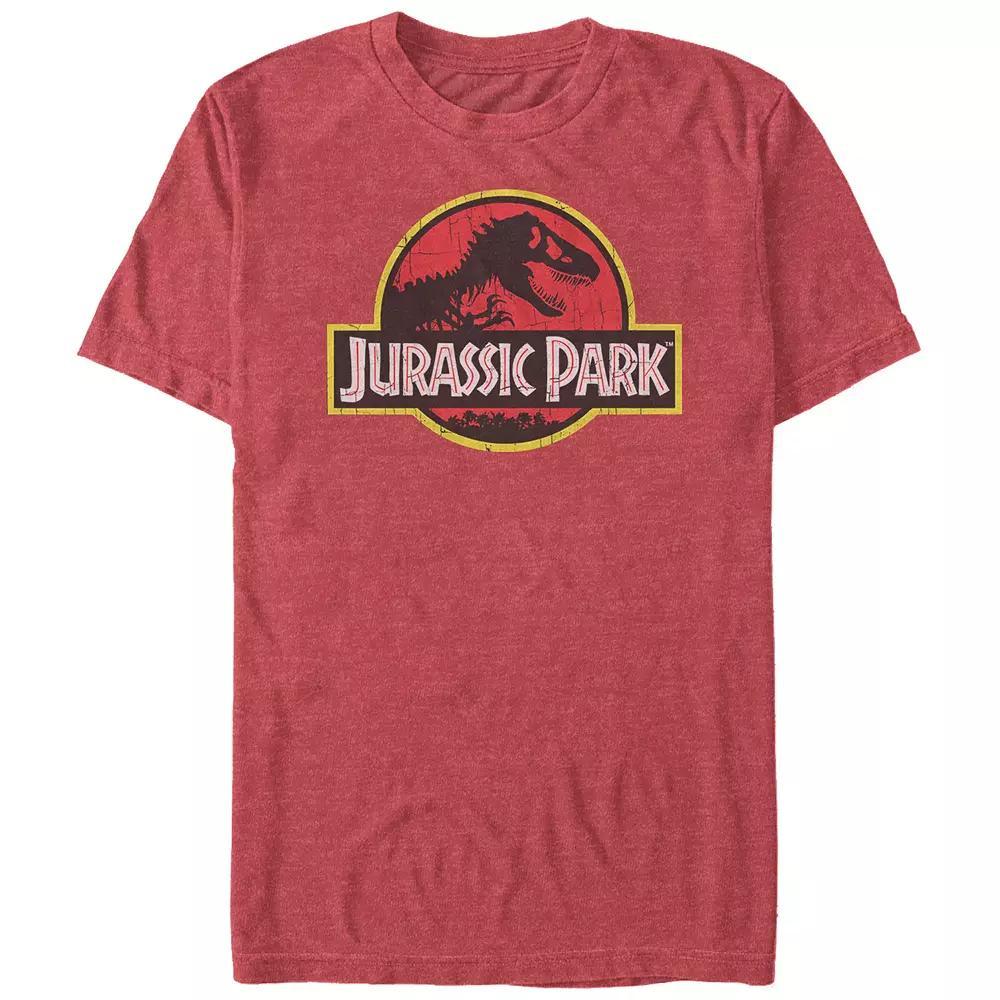 Big & Tall Jurassic Park Distressed Style Logo Graphic Tee, Men's,  Product Image