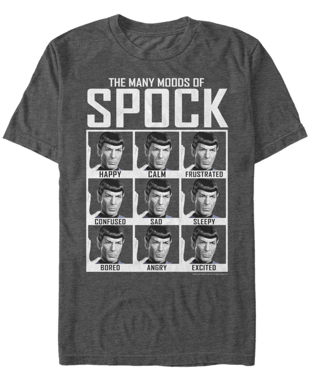 Men's Star Trek The Original Series Spocks Moods Tee, Size: XXL, Grey Heather Product Image