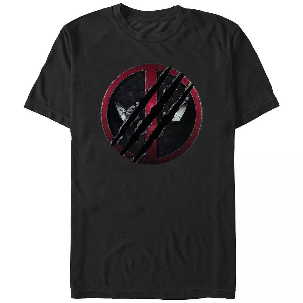 Men's Deadpool And Wolverine Scratch Large Graphic Tee,  Product Image