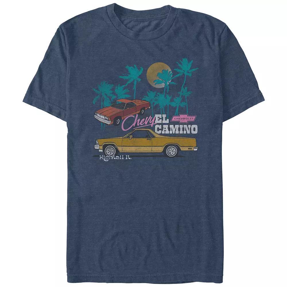 Men's Chevy El Camino Graphic Tee, Size: Small, Navy Grey Product Image