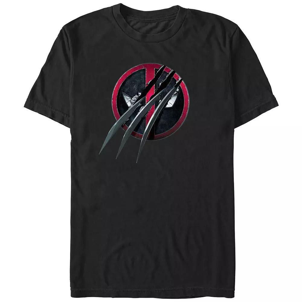 Big & Tall Marvel Deadpool & Wolverine Claws Graphic Tee, Men's, Size: Large Tall, Black Product Image