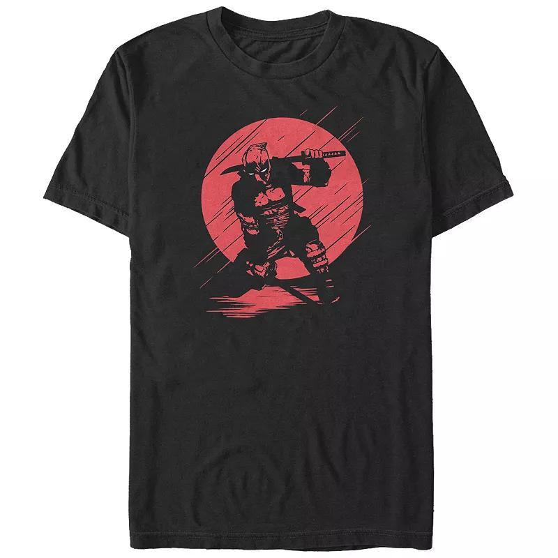 Big & Tall Marvel Deadpool Ready To Fight Graphic Tee, Men's, Size: Medium Tall, Black Product Image