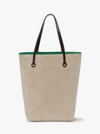 TALL ANCHOR TOTE - CHENILLE TOTE BAG in neutrals | JW Anderson US  Product Image