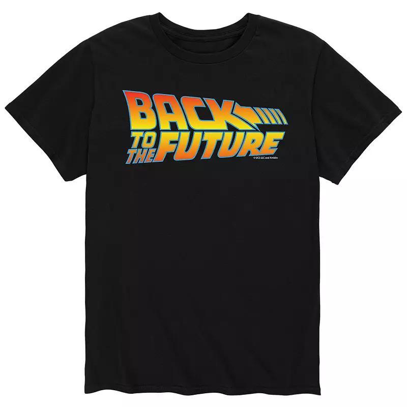 Big & Tall Back to the Future Franchise Logo Graphic Tee, Men's, Size: XL Tall, White Product Image