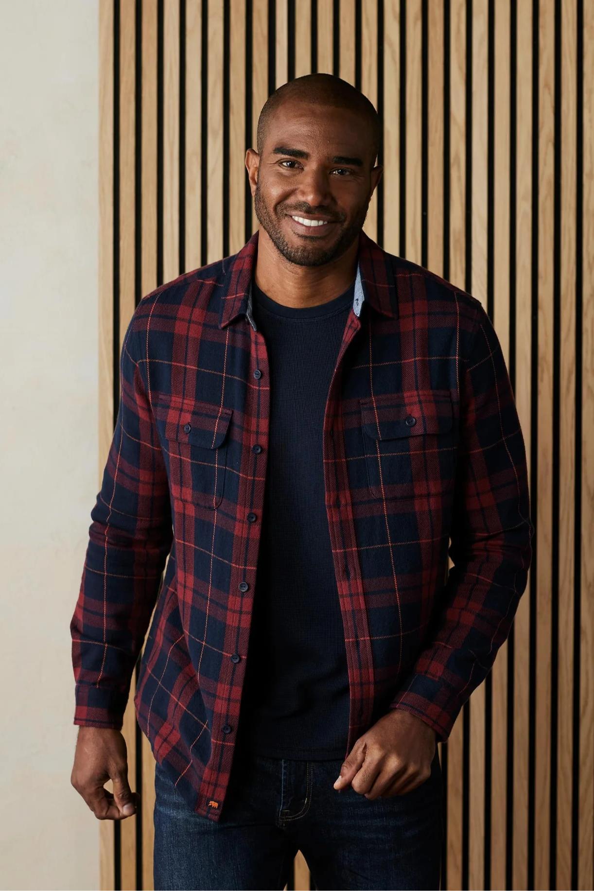 Mountain Overshirt - Garnet Plaid Product Image