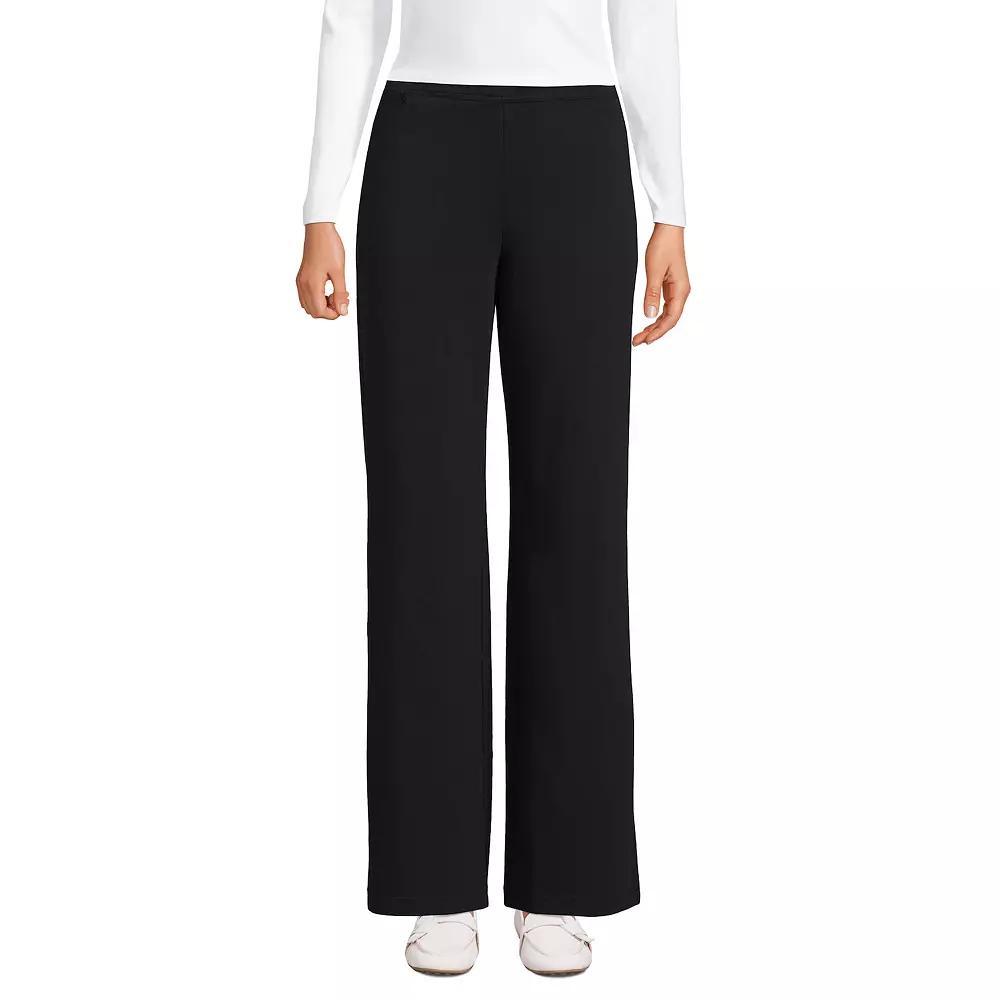 Women's Lands' End Starfish Mid Rise Wide Leg Pull On Pants,  Product Image