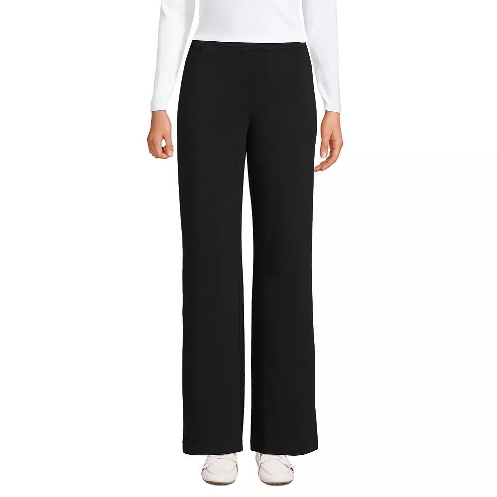 Women's Lands' End Starfish Mid Rise Wide Leg Pull On Pants,  Product Image