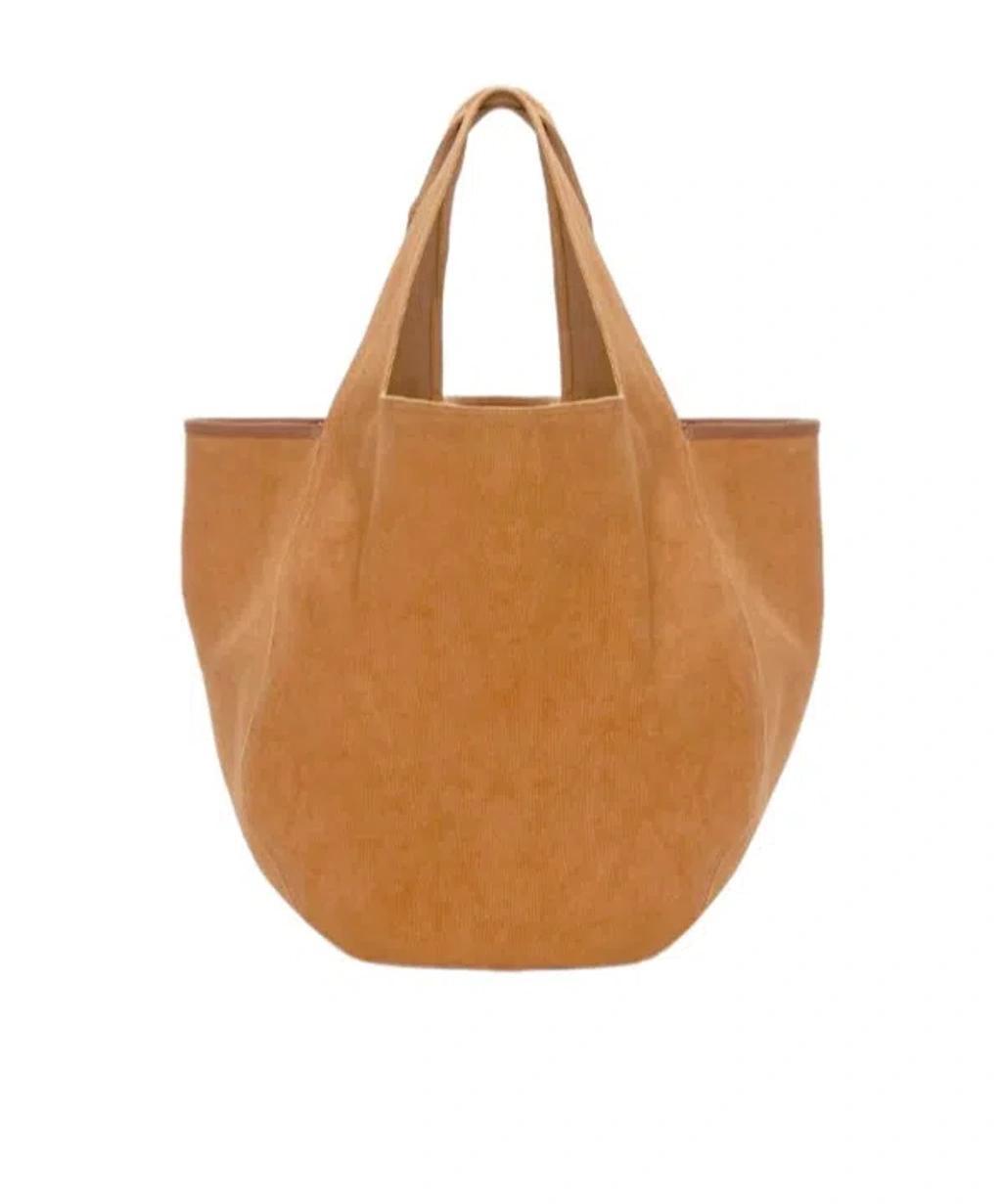 JW ANDERSON Maxi Logo-appliqué Tote Bag In Orange Product Image