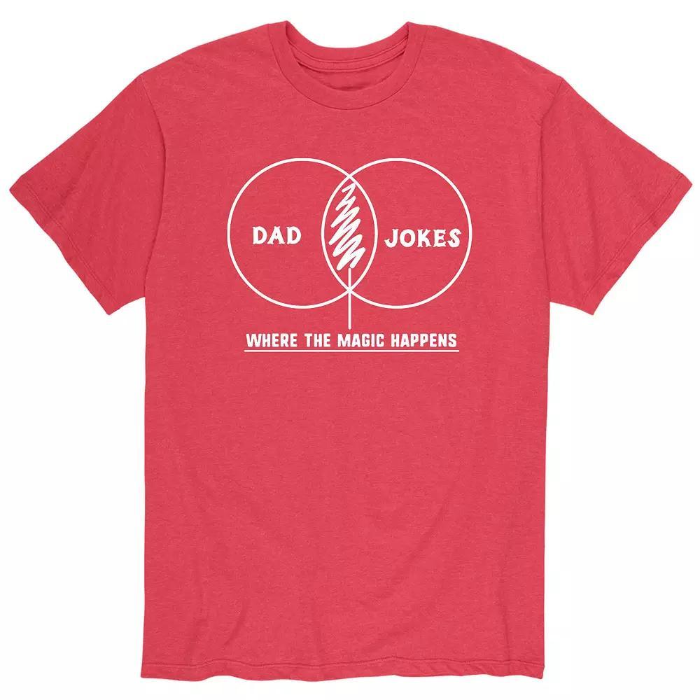 Men's Dad Joke Venn Diagram Tee,  Product Image