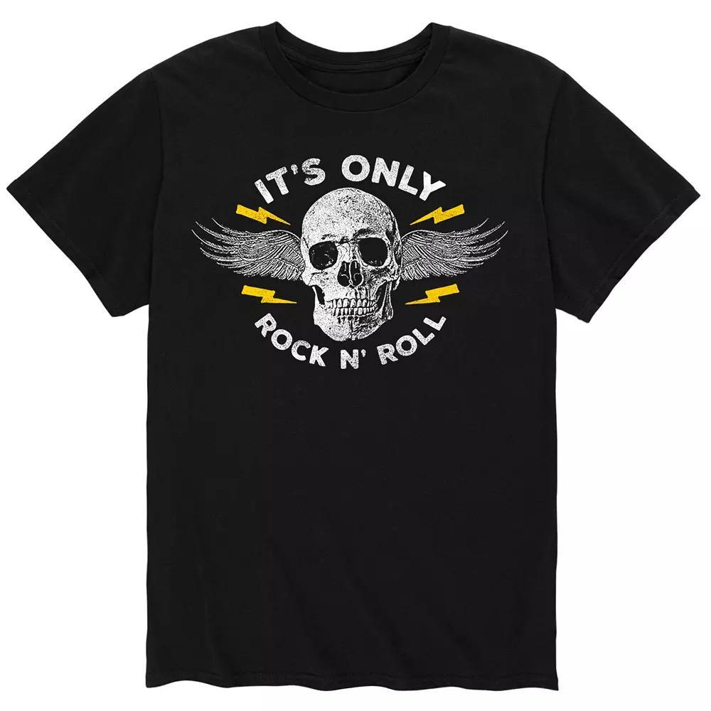 Men's Its Only Rock N Roll Tee, Size: XXL, Black Product Image