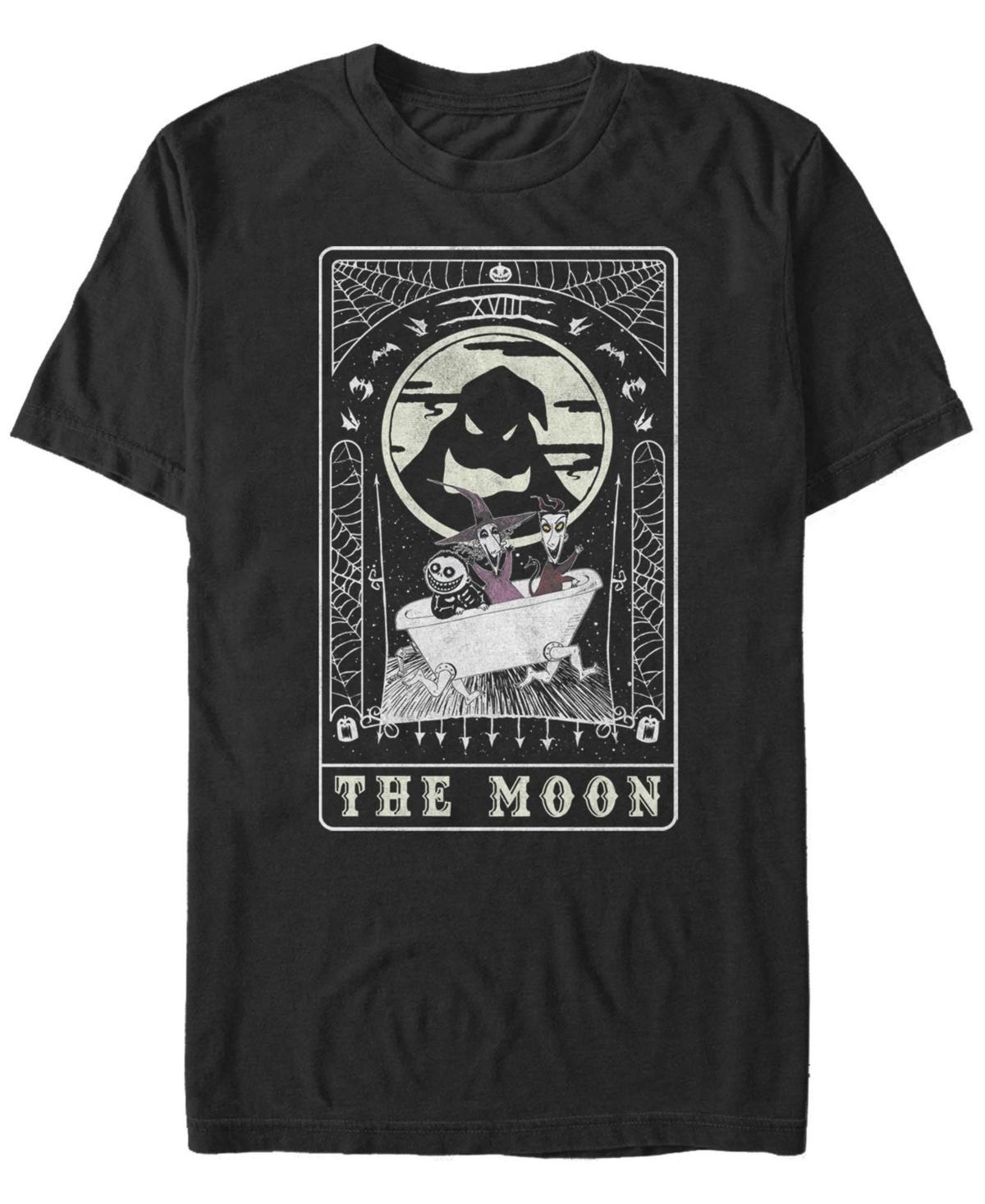 Disney's The Nightmare Before Christmas Men's The Moon Card Tee, Size: XXL, Black Product Image