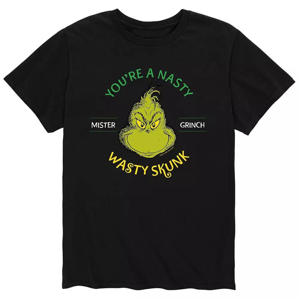 Men's Dr. Seuss The Grinch "You're A Nasty Wasty Skunk" Tee,  Product Image