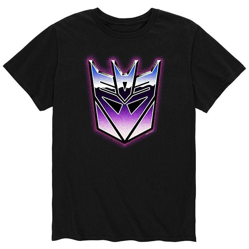 Men's Transformers Deception Chrome Tee, Size: Large, Black Product Image