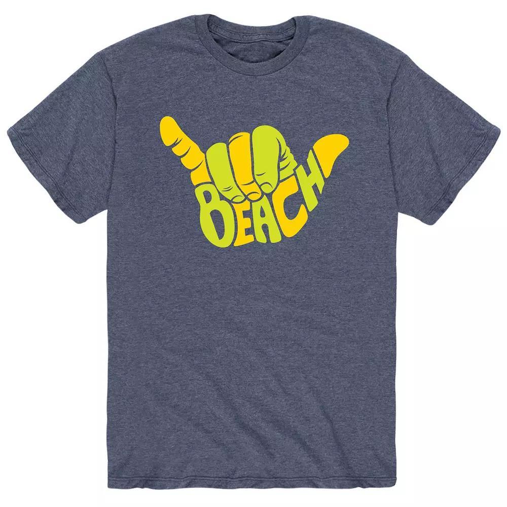 Men's Beach Aloha Hand Gesture Tee,  Product Image