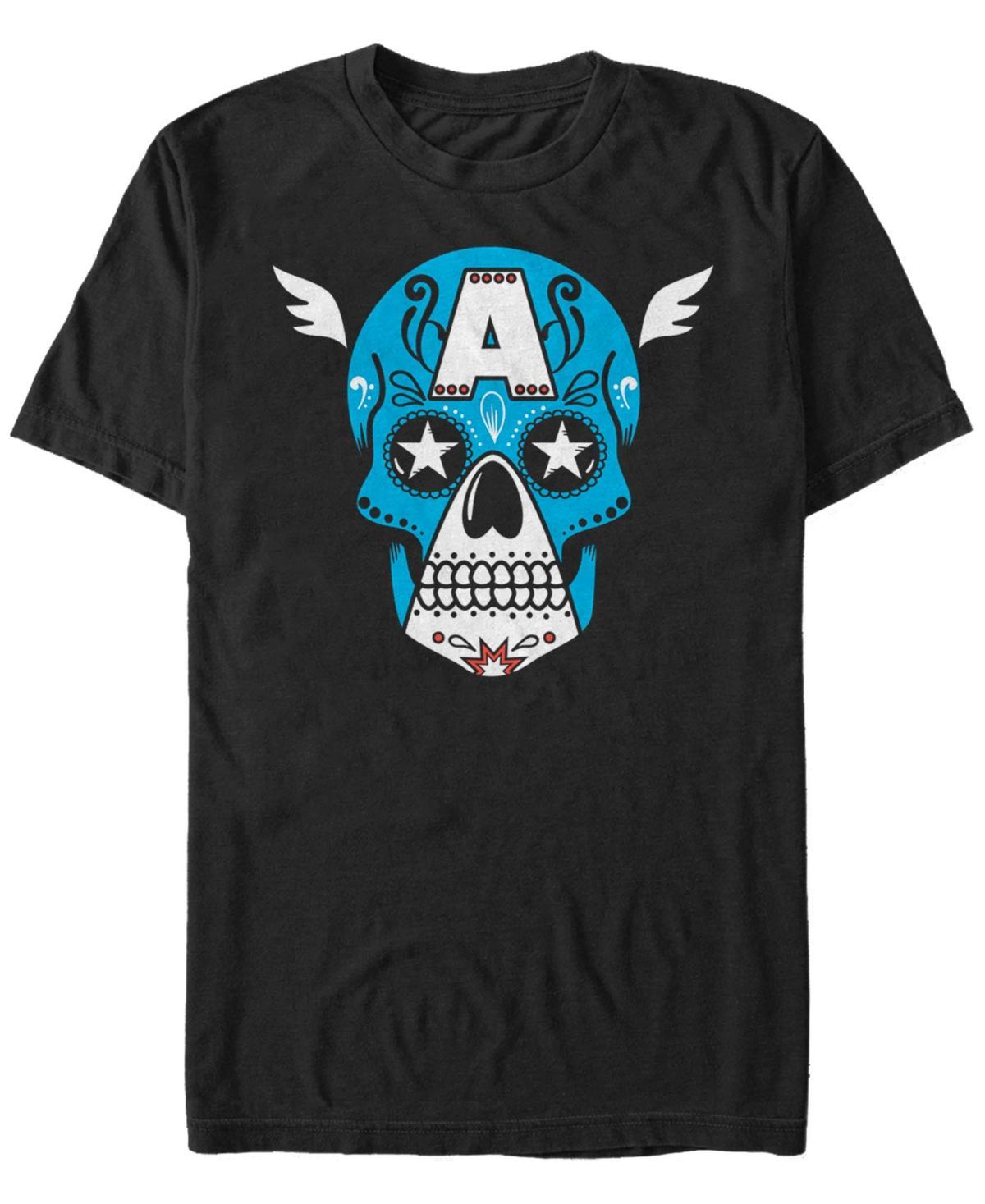 Men's Top Gun Negative Ghostrider Pattern is Full Text Tee, Size: Small, Black Product Image