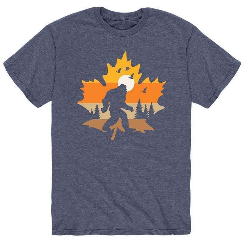 Men's Autumn Sasquatch Tee, Size: Small, Grey Blue Product Image