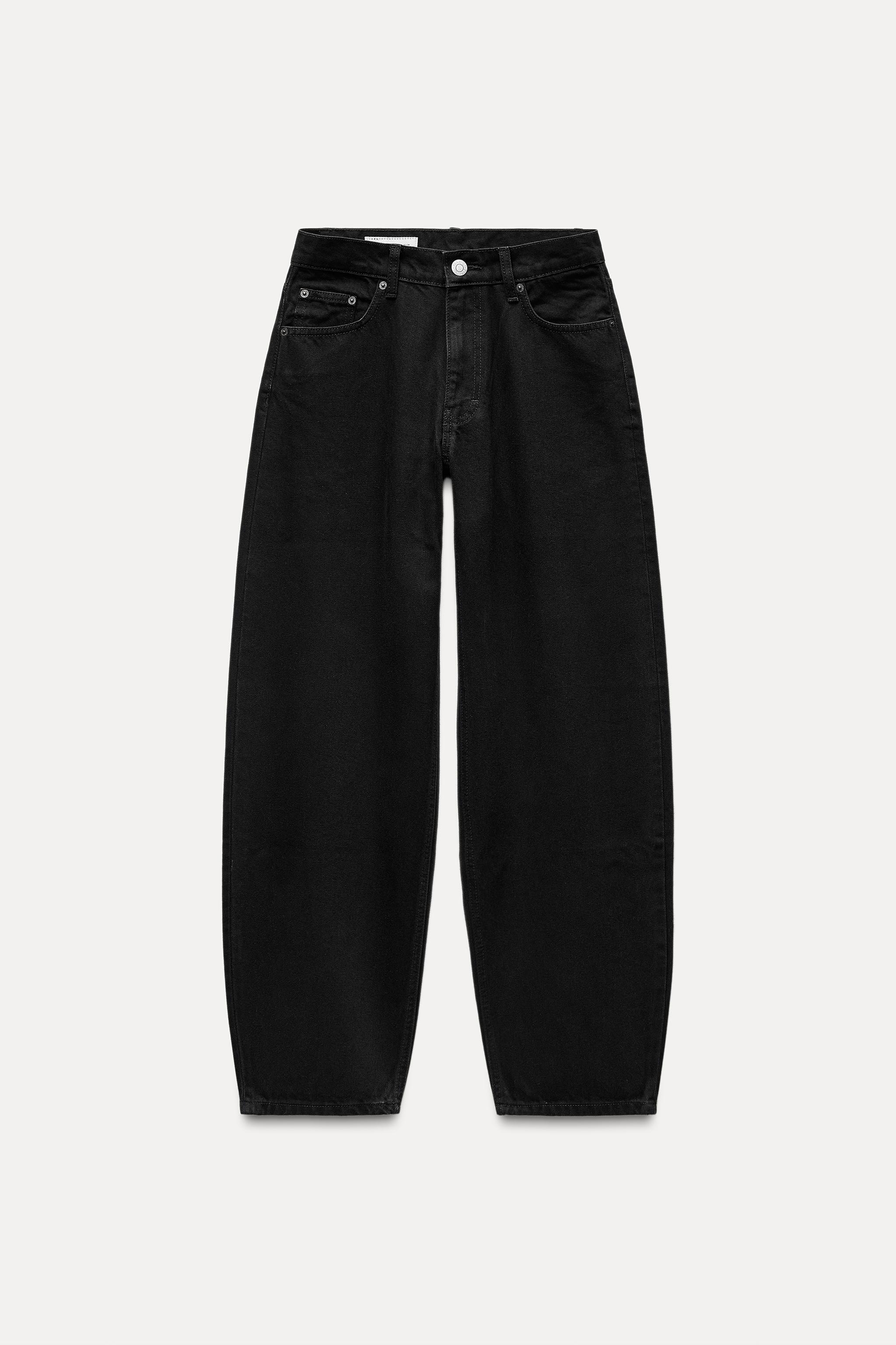 MID WAIST TRF BALLOON JEANS Product Image