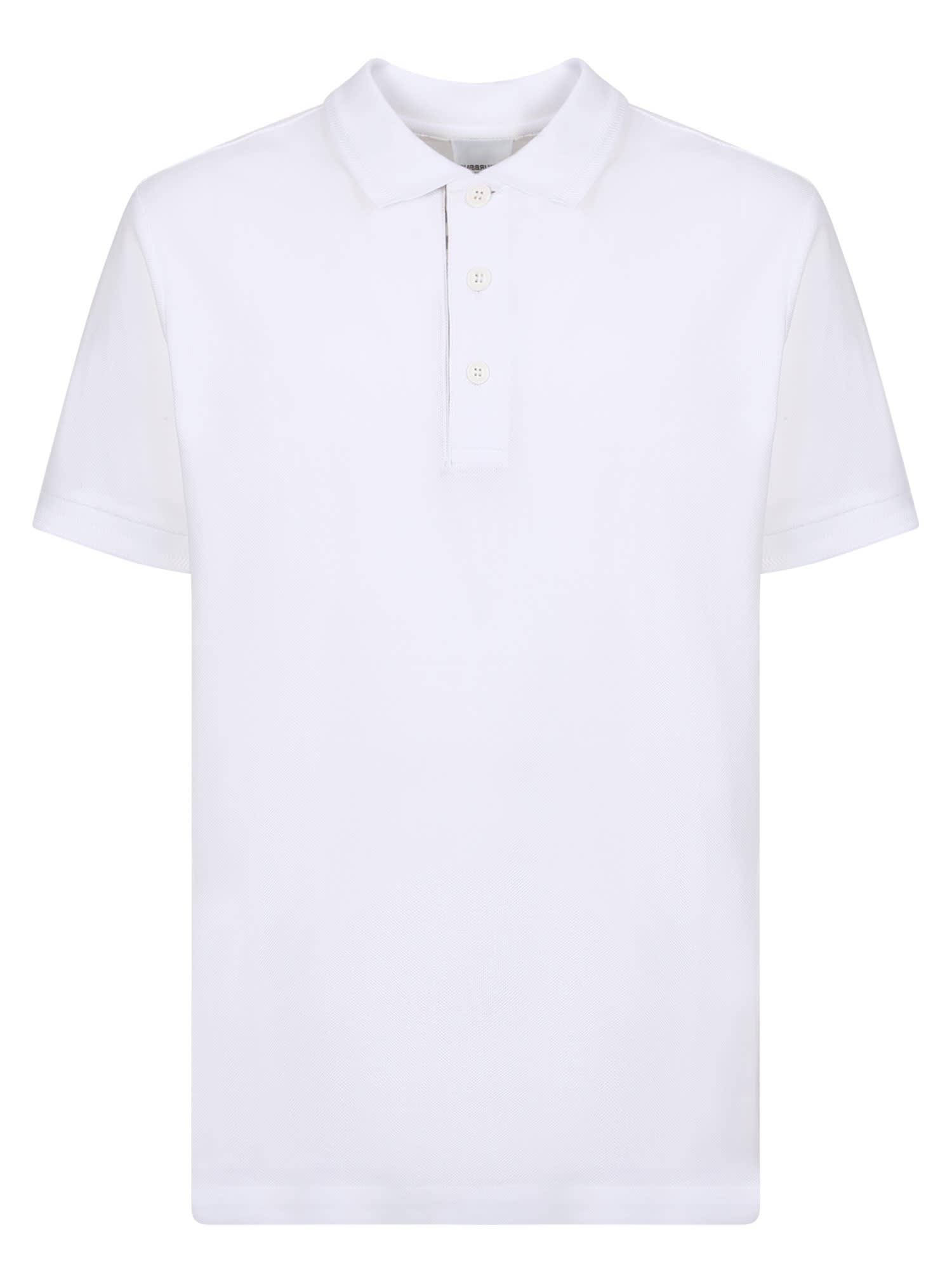 BURBERRY Tb Monogram Polo Shirt In White Product Image