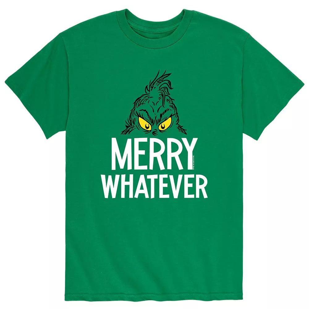 Men's Dr. Seuss The Grinch "Merry Whatever" Tee,  Product Image