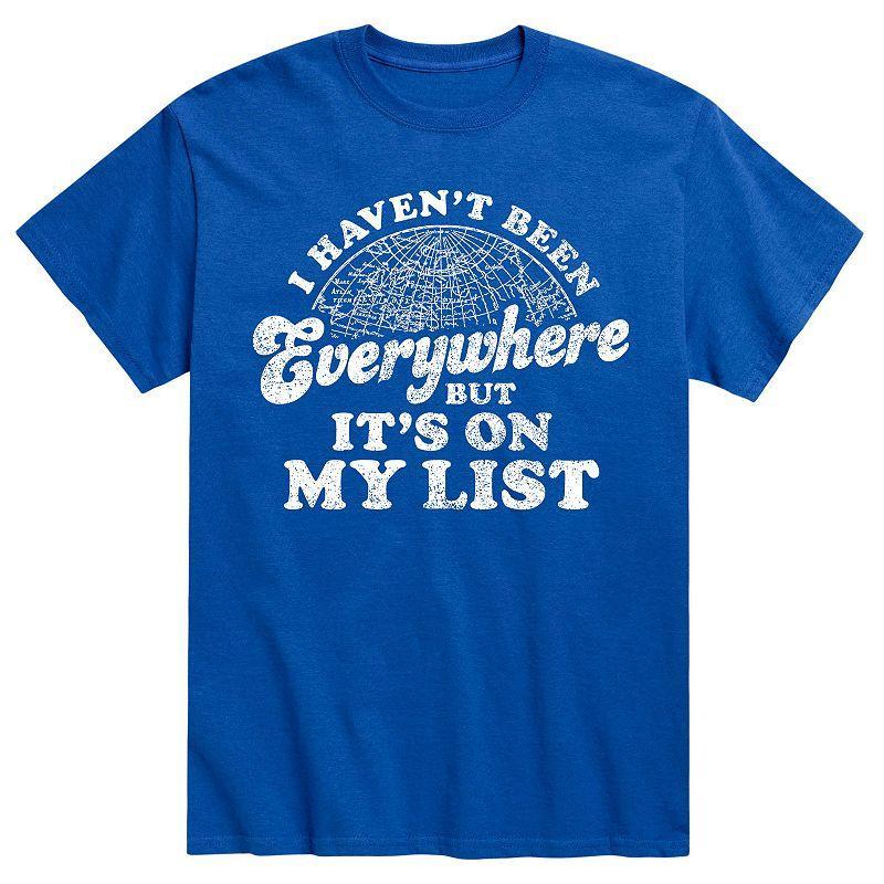 Men's I Havn't Been Everywhere Tee, Size: Small, Blue Product Image