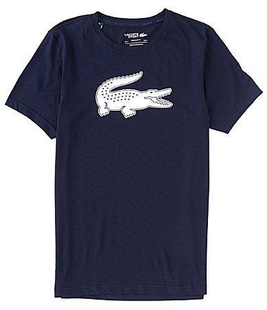 Lacoste Mens Ultra Dry Big Croc Logo Sport T-Shirt Product Image