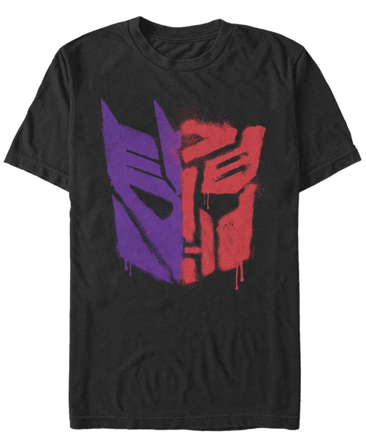 Mens Transformers: War For Cybertron Spray Paint Split Logo Tee Product Image