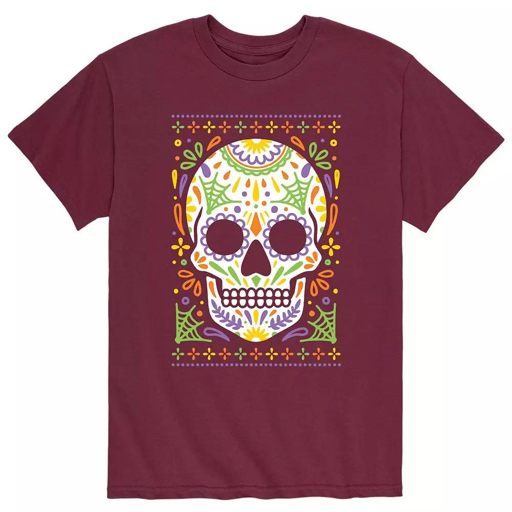 Men's Sugar Skull Ugly Sweater Tee,  Product Image