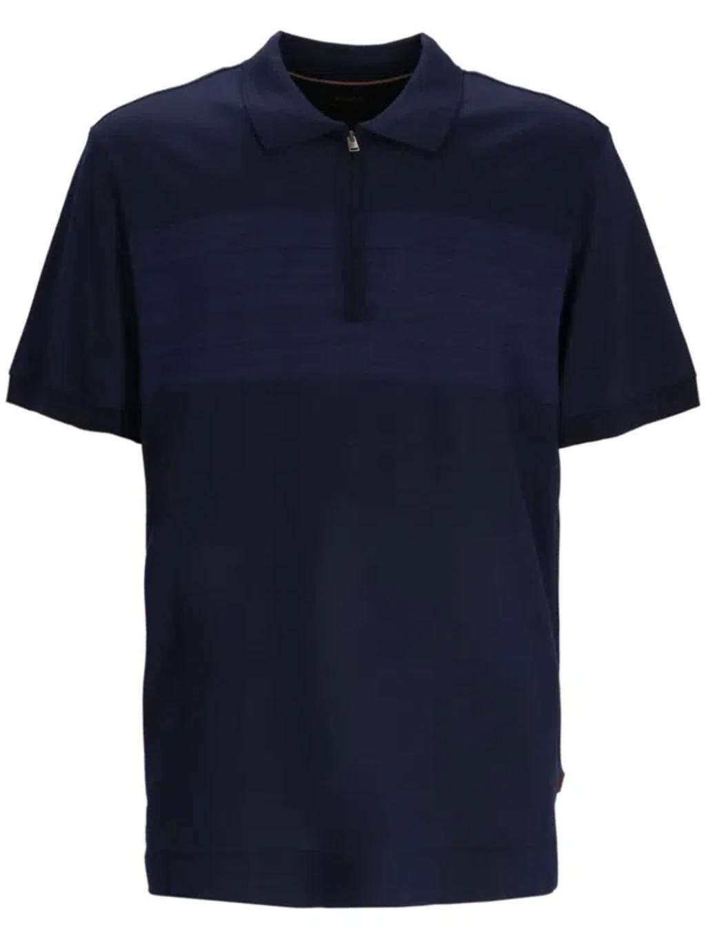 HUGO BOSS L-payrot 02 Polo Shirt In Blue Product Image