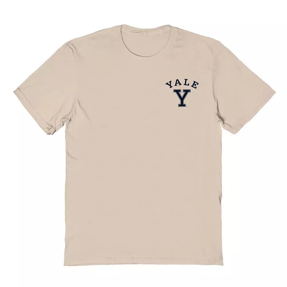Men's Yale Left Chest Logo Graphic Tee, Size: Small, Brown Product Image
