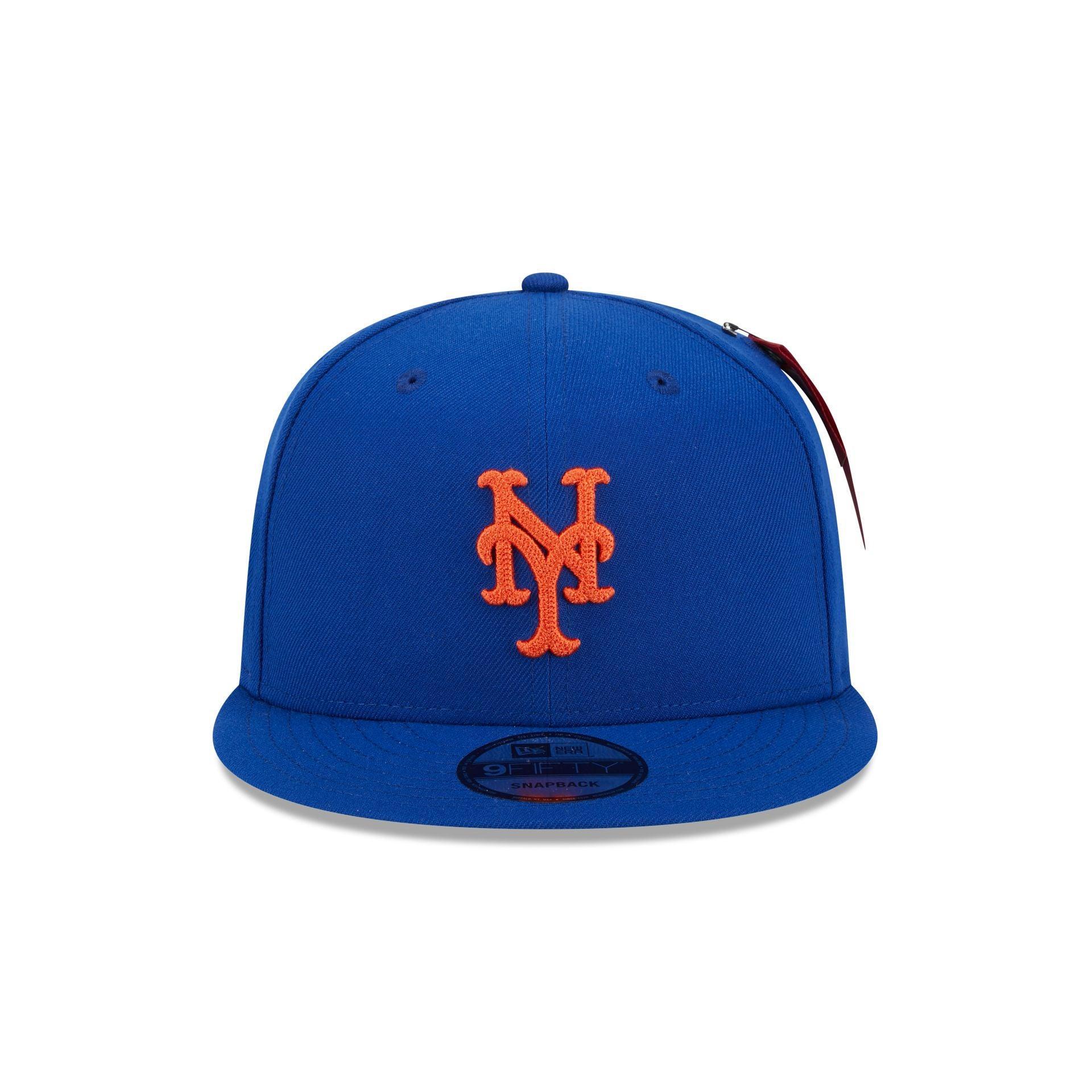 Alpha Industries x New York Mets Blue 9FIFTY Snapback Hat Male Product Image