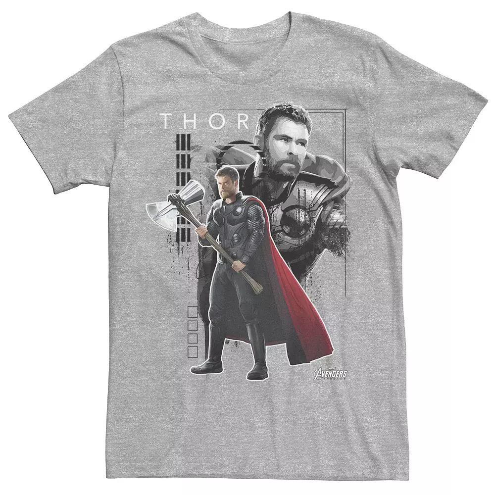 Men's Marvel Avengers Endgame Thor Collage Portrait Tee,  Product Image