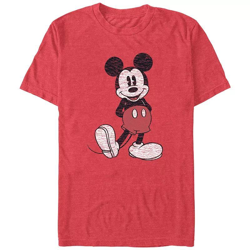 Disney's Mickey Mouse Distressed Design Big & Tall Graphic Tee, Men's,  Product Image