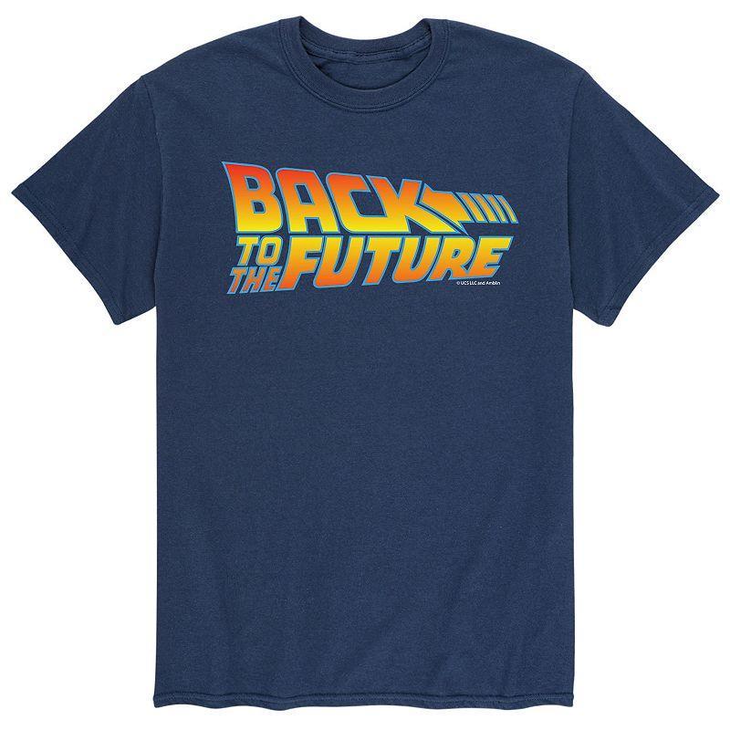 Big & Tall Back to the Future Franchise Logo Graphic Tee, Men's, Size: XL Tall, White Product Image