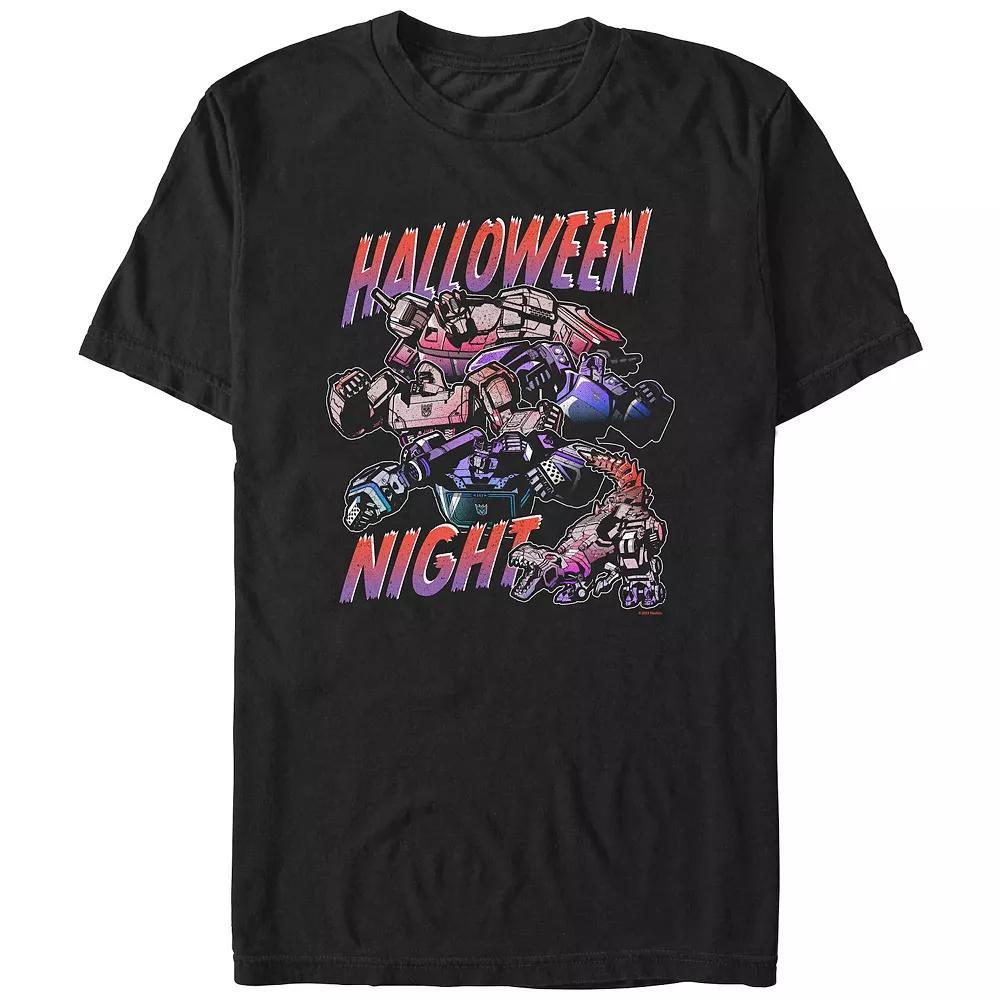 Men's Transformers Evergreen Halloween Night Graphic Tee, Size: XXL, Black Product Image