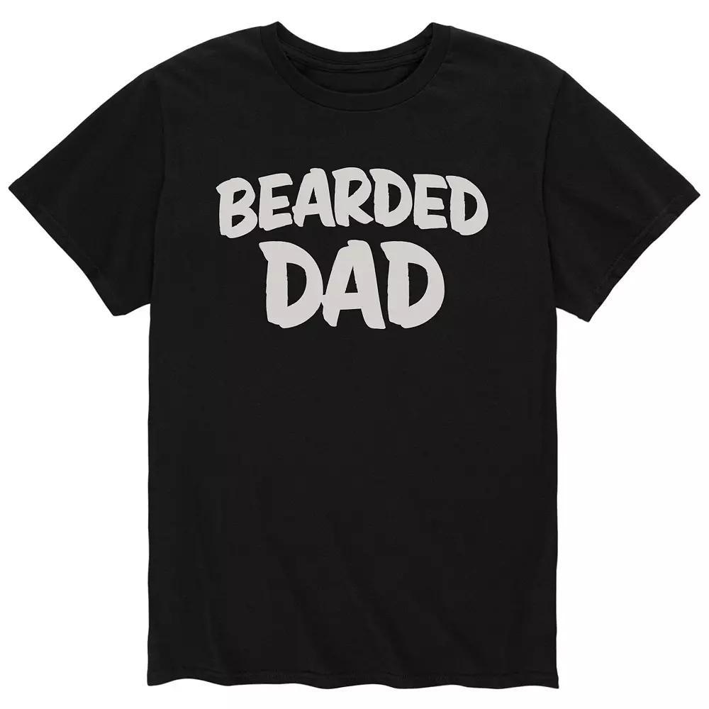 Men's Bearded Dad Tee, Size: Medium, Black Product Image